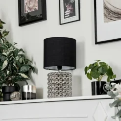 Lampes En Tissu-hofstein Lampe de table Varam Chrome, 1 lumière