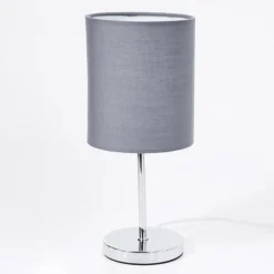 Lampes En Tissu-hofstein Lampe de table Varmo Chrome, 1 lumière