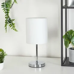 Lampes En Tissu-hofstein Lampe de table Varmo Chrome, 1 lumière