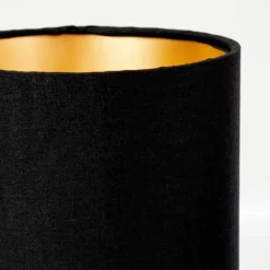 Lampes En Tissu-hofstein Lampe de table Varmo Noir, 1 lumière