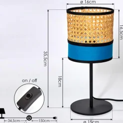 Lampes En Tissu-hofstein Lampe de table Veenkloster Noir, 1 lumière