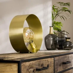 Lampes Dorées-hofstein Lampe de table Vegas Or, 1 lumière