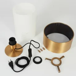 hofstein Lampe de table Vegreville Laiton, 1 lumière