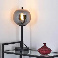 hofstein Lampe de table Verbania Noir, 1 lumière