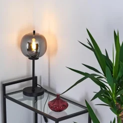 hofstein Lampe de table Verbania Noir, 1 lumière