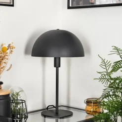 Lampes Dorées-hofstein Lampe de table Vivian Noir, 1 lumière