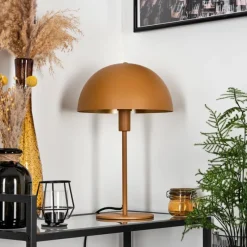 Luminaires Scandinaves-hofstein Lampe de table Vivian Ocre, 1 lumière