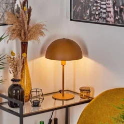 Luminaires Scandinaves-hofstein Lampe de table Vivian Ocre, 1 lumière