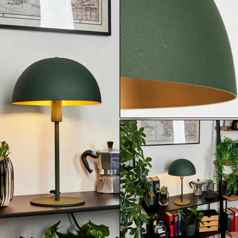 Luminaires Scandinaves-hofstein Lampe de table Vivian Vert, 1 lumière