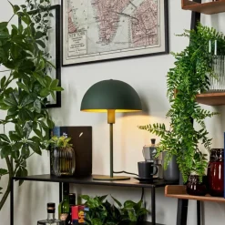Luminaires Scandinaves-hofstein Lampe de table Vivian Vert, 1 lumière