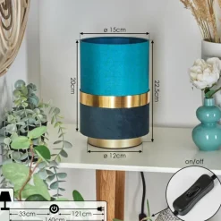 Lampes En Tissu-hofstein Lampe de table Weiler Or, 1 lumière