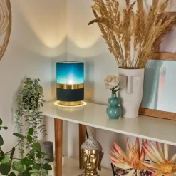 Lampes En Tissu-hofstein Lampe de table Weiler Or, 1 lumière