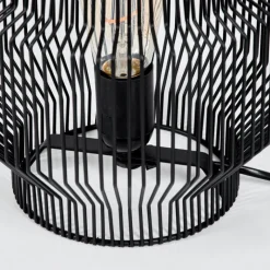 Lampes Industrielles-hofstein Lampe de table Wemude Noir, 1 lumière
