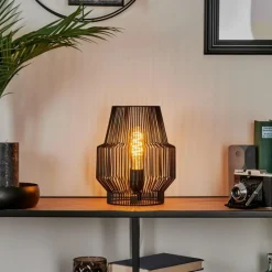 Lampes Industrielles-hofstein Lampe de table Wemude Noir, 1 lumière