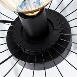 Lampes Vintages & Rétros-hofstein Lampe de table Wharua Noir, 1 lumière