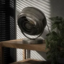 Lampes Industrielles-hofstein Lampe de table WITMARSUM Argenté, 1 lumière