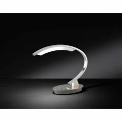 Luminaires Wofi Lampe de table Wofi SEGURA LED Nickel mat, 1 lumière* Lampes À Poser