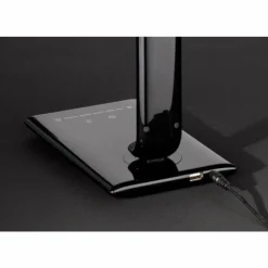 Luminaires Wofi Lampe de table Wofi TUBAC LED Noir, 1 lumière* Éclairage Led