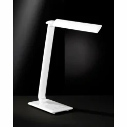Luminaires Wofi Lampe de table Wofi TUBAC LED Blanc, 1 lumière* Éclairage Led