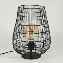 hofstein Lampe de table Yachats Noir, 1 lumière* Lampes À Poser