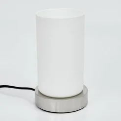 hofstein Lampe de table Youd Nickel mat, 1 lumière