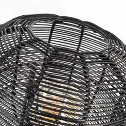 Luminaires Scandinaves-hofstein Lampe de table Zaracure Noir, 1 lumière