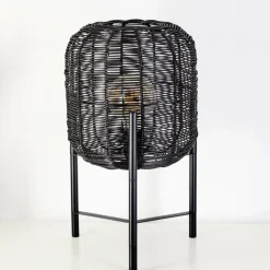 Luminaires Scandinaves-hofstein Lampe de table Zaracure Noir, 1 lumière