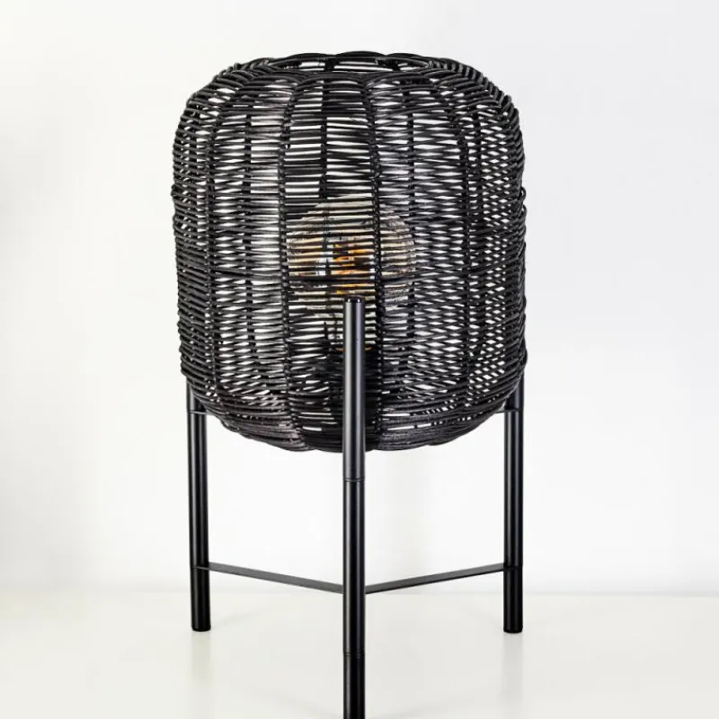 Luminaires Scandinaves-hofstein Lampe de table Zaracure Noir, 1 lumière