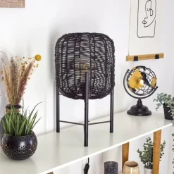 Luminaires Scandinaves-hofstein Lampe de table Zaracure Noir, 1 lumière