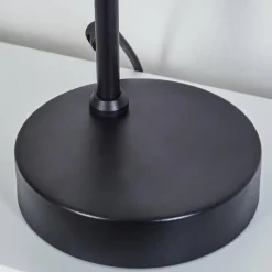 Luminaires Scandinaves-hofstein Lampe de table Zuoz Chrome, Noir, 1 lumière