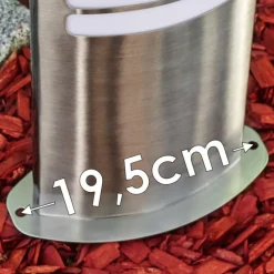 hofstein Lampe d'extérieur Alslev Acier inoxydable, 1 lumière