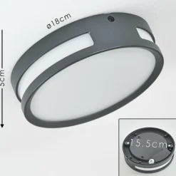 hofstein Lampe d'extérieur Chiavari LED Anthracite, 1 lumière