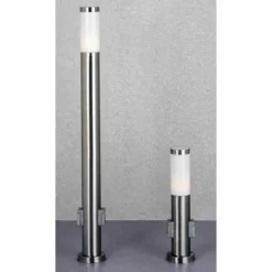 Luminaires Globo Lighting Lampe d'extérieur Globo Boston Acier inoxydable, 1 lumière