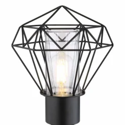 Luminaires Globo Lighting Lampe d'extérieur Globo HORACE Noir, 1 lumière, Détecteur de mouvement