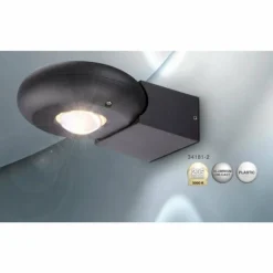 Luminaires Globo Lighting Lampe d'extérieur Globo RINAH LED Gris, 2 lumières