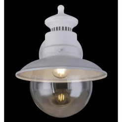 Lampes Vintages & Rétros-Luminaires Globo Lighting Lampe d'extérieur GLOBO Rom Blanc, 1 lumière