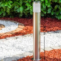 hofstein Lampe d'extérieur Globo XELOO Acier inoxydable, 1 lumière