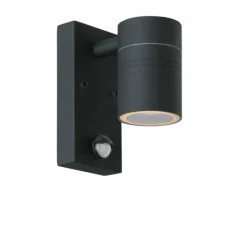 Luminaires Lucide Lampe d'extérieur Lucide ARNE Noir, 1 lumière, Détecteur de mouvement