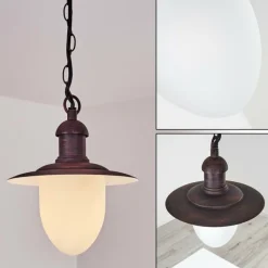 Luminaires Rustiques-hofstein Lampe d'extérieur Surnu Rouille, 1 lumière