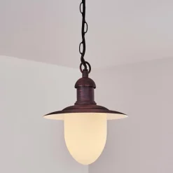 Luminaires Rustiques-hofstein Lampe d'extérieur Surnu Rouille, 1 lumière