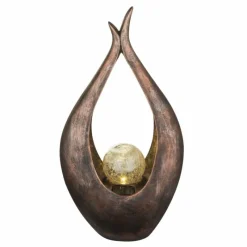 Luminaires Orientaux-Luminaires Globo Lighting lampe extérieure Globo KRULL LED Bronze, 1 lumière