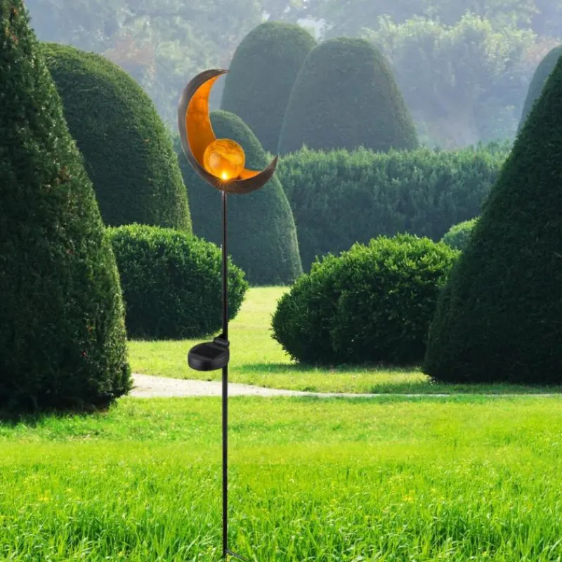 Luminaires Orientaux-Luminaires Globo Lighting lampe extérieure Globo MOND LED Bronze, 1 lumière