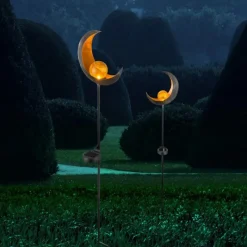 Luminaires Orientaux-Luminaires Globo Lighting lampe extérieure Globo MOND LED Bronze, 1 lumière