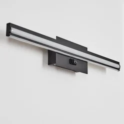 hofstein lampe miroir Aspers LED Noir, 1 lumière* Appliques