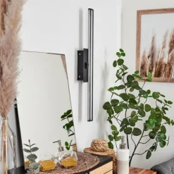 hofstein lampe miroir Aspers LED Noir, 1 lumière* Appliques