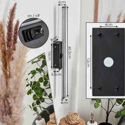 hofstein lampe miroir Aspers LED Noir, 1 lumière* Appliques