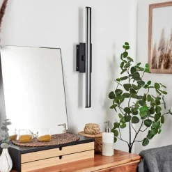 hofstein lampe miroir Aspers LED Noir, 1 lumière* Appliques