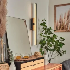 hofstein lampe miroir Aspers LED Noir, 1 lumière* Appliques