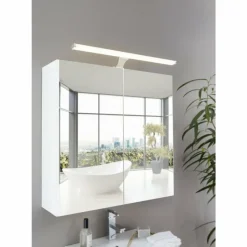Luminaires Eglo Lampe miroir EGLO VINCHIO LED Chrome, 1 lumière* Éclairage Led
