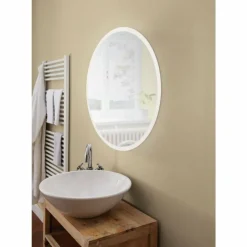 Luminaires Eglo lampe miroir Eglo-Leuchten BUENAVISTA LED Argenté, 1 lumière